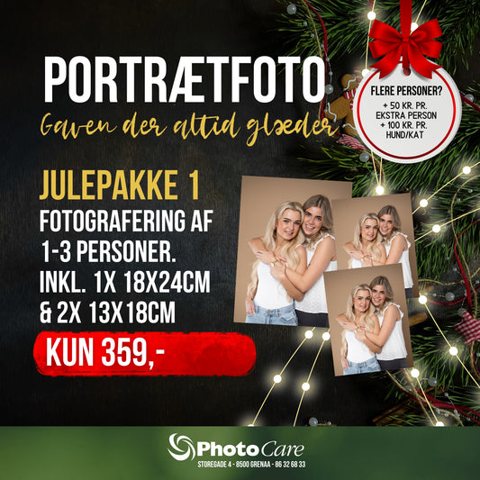 Gavekort; Julepakke 1