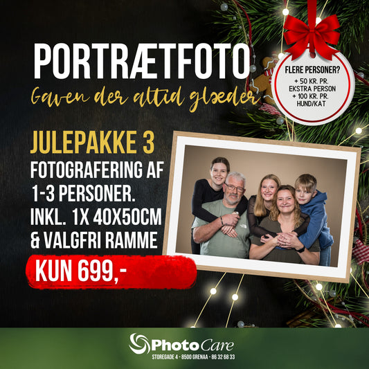 Gavekort; Julepakke 3